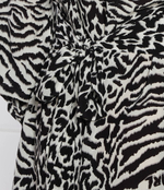 Платье с ремешком animal print Karl Lagerfeld - черный(240W1300)