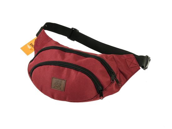 Сумка STREET BALANCE Hip  Pack 16 на пояс Бордо/Чёрный