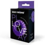 Эрекционное кольцо Sexy Friend фиолетовое с шипиками