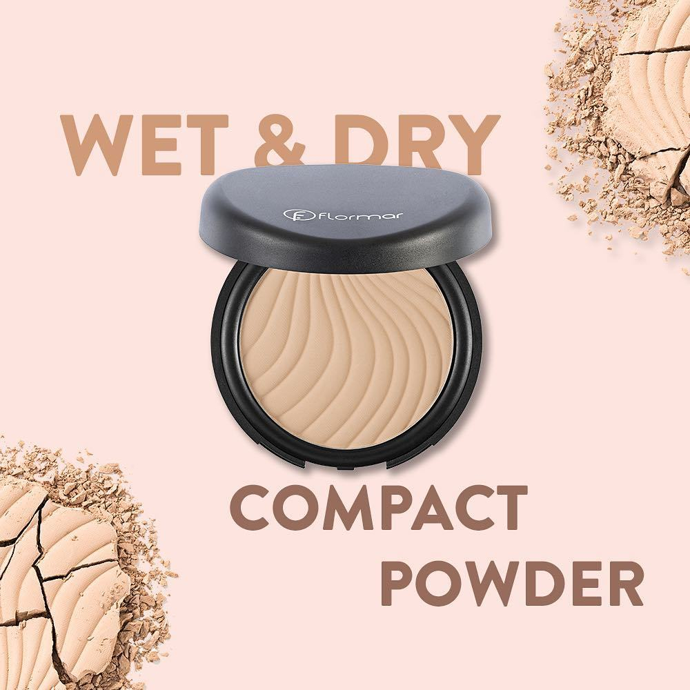 FLORMAR Компактная пудра Wet&Dry Compact Powder