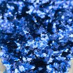 Хлопья Индиго прозрачные для дизайна ногтей, маникюра, бодиарта, макияжа...