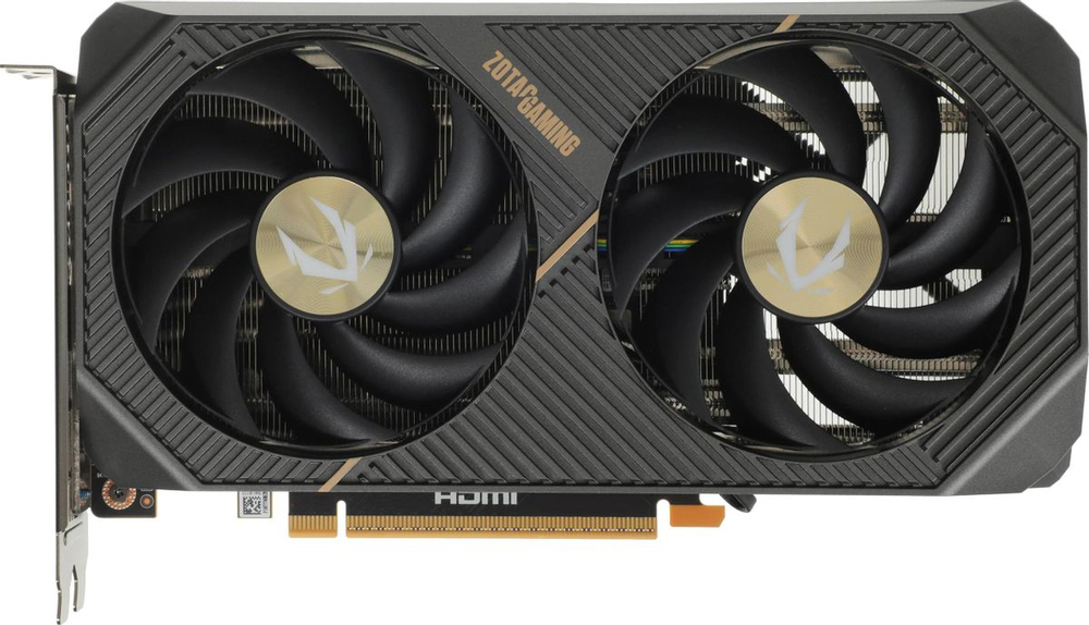 Видеокарта Zotac NVIDIA  GeForce RTX 5060TI RTX 5060TI 8GB AMP 8ГБ AMP, GDDR7, Ret [zt-b50610f-10m]