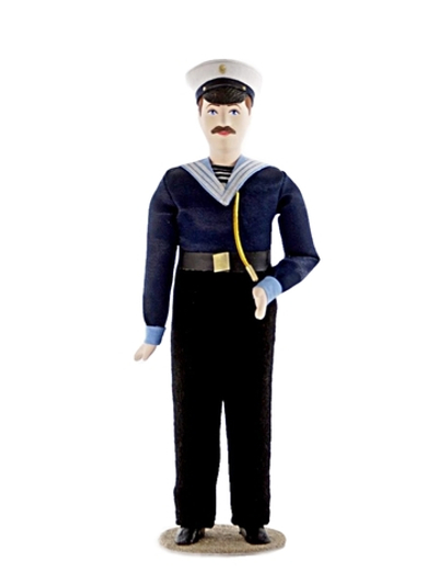 Кукла коллекционная Боцман в военном мундире