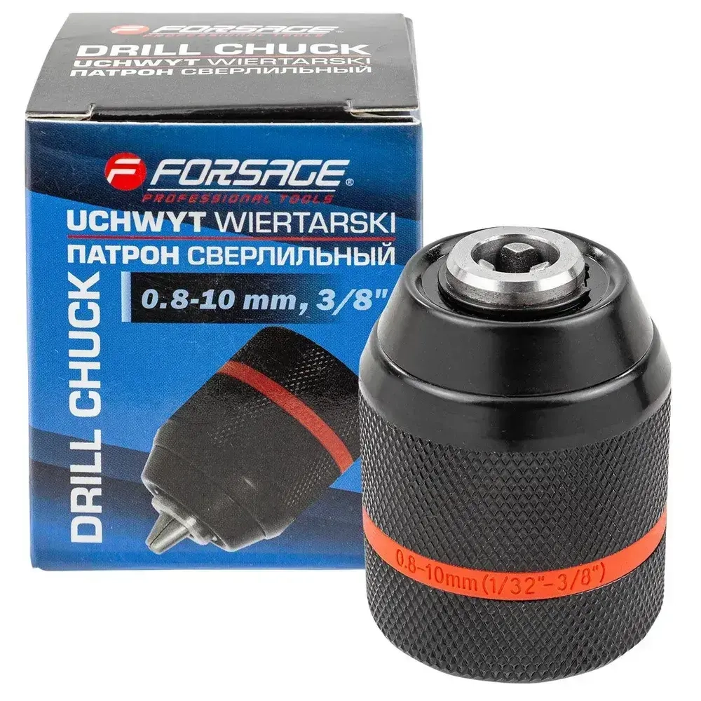 Патрон сверлильный для шуруповерта 0.8-10 мм 3/8"