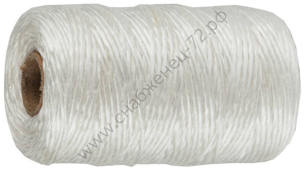 ЗУБР d 1,8 мм, 110 м, 1200 текс, 50 кгс, белый, полипропиленовый шпагат (50031-110)