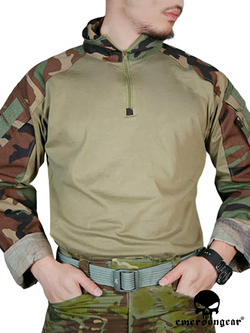 Тактическая рубашка EmersonGear G3 Combat Shirt (EM9278). Вудланд