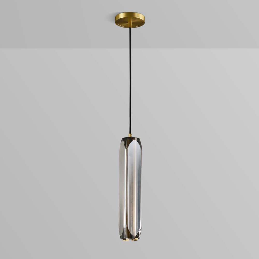 Подвесной светильник MT8851-1H bronze/clear