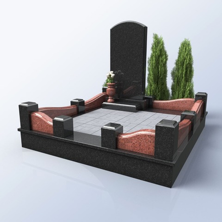 Гранитный комплекс с художественной резкой.