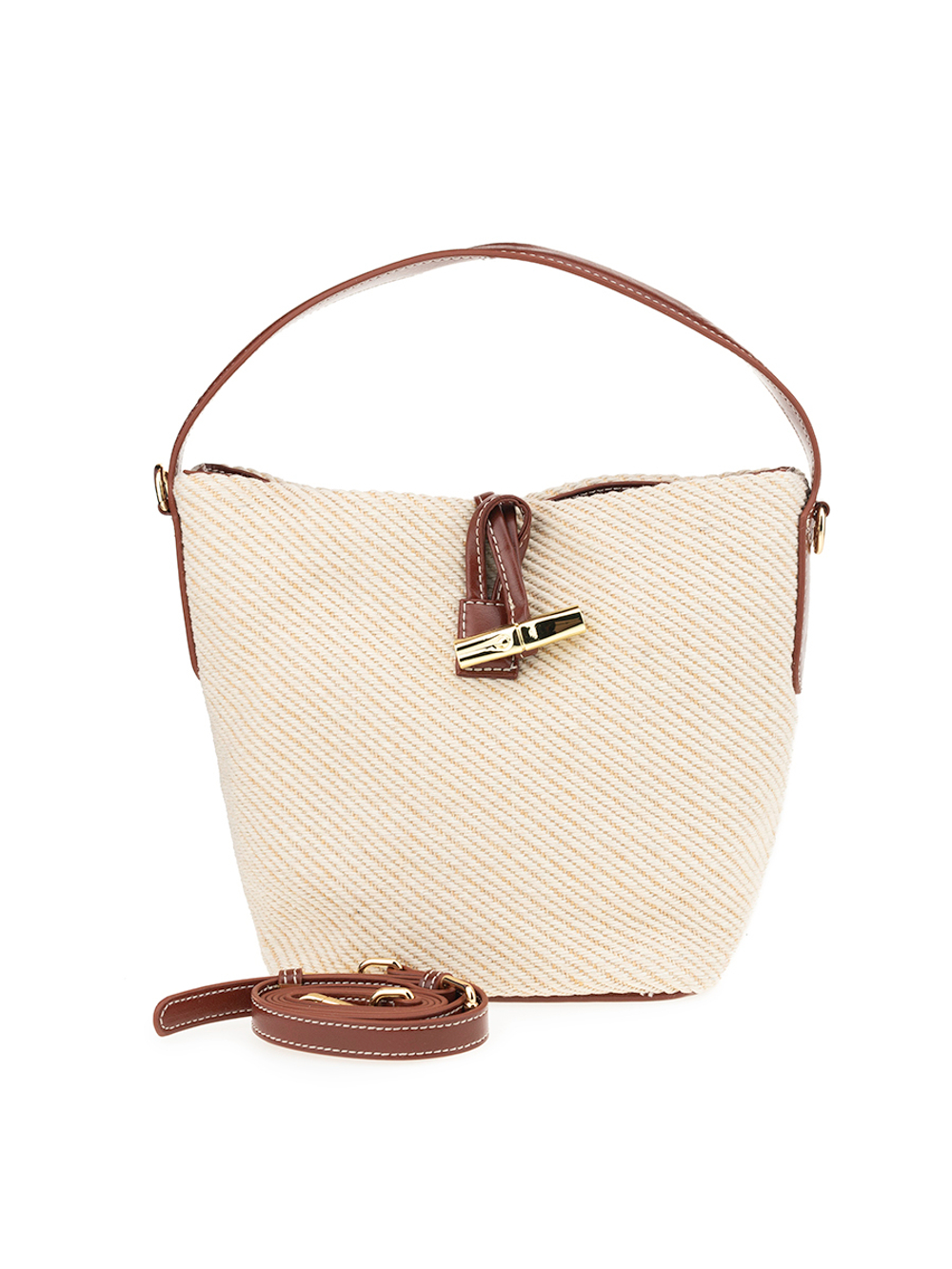 BL15112/23 Сумка жен., текстиль + нат. кожа