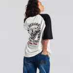 Футболка Dissident Derby молочно-черная