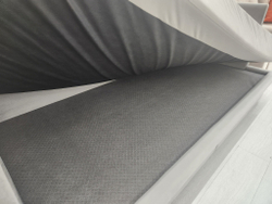 Кровать-диван с ортопедическим матрасом и ящиками, антивандальный велюр