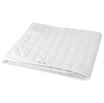 Одеяло тёплое OLIVMÅLLA, белый, 200*200 см, шерсть/полиэстер/хлопок