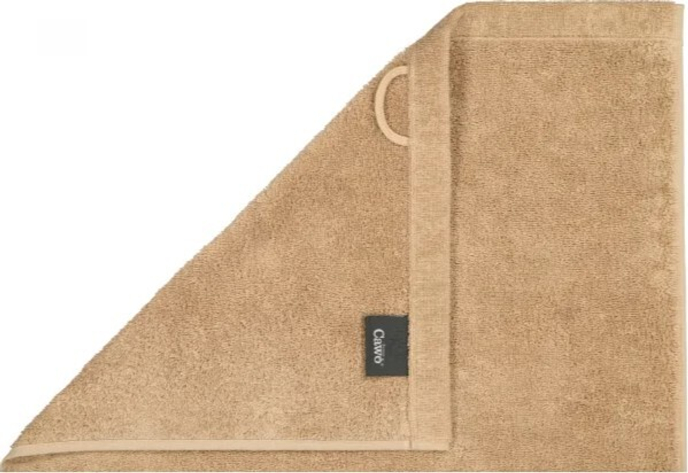 Полотенце 30х50 Cawo 7007 темно-бежевое