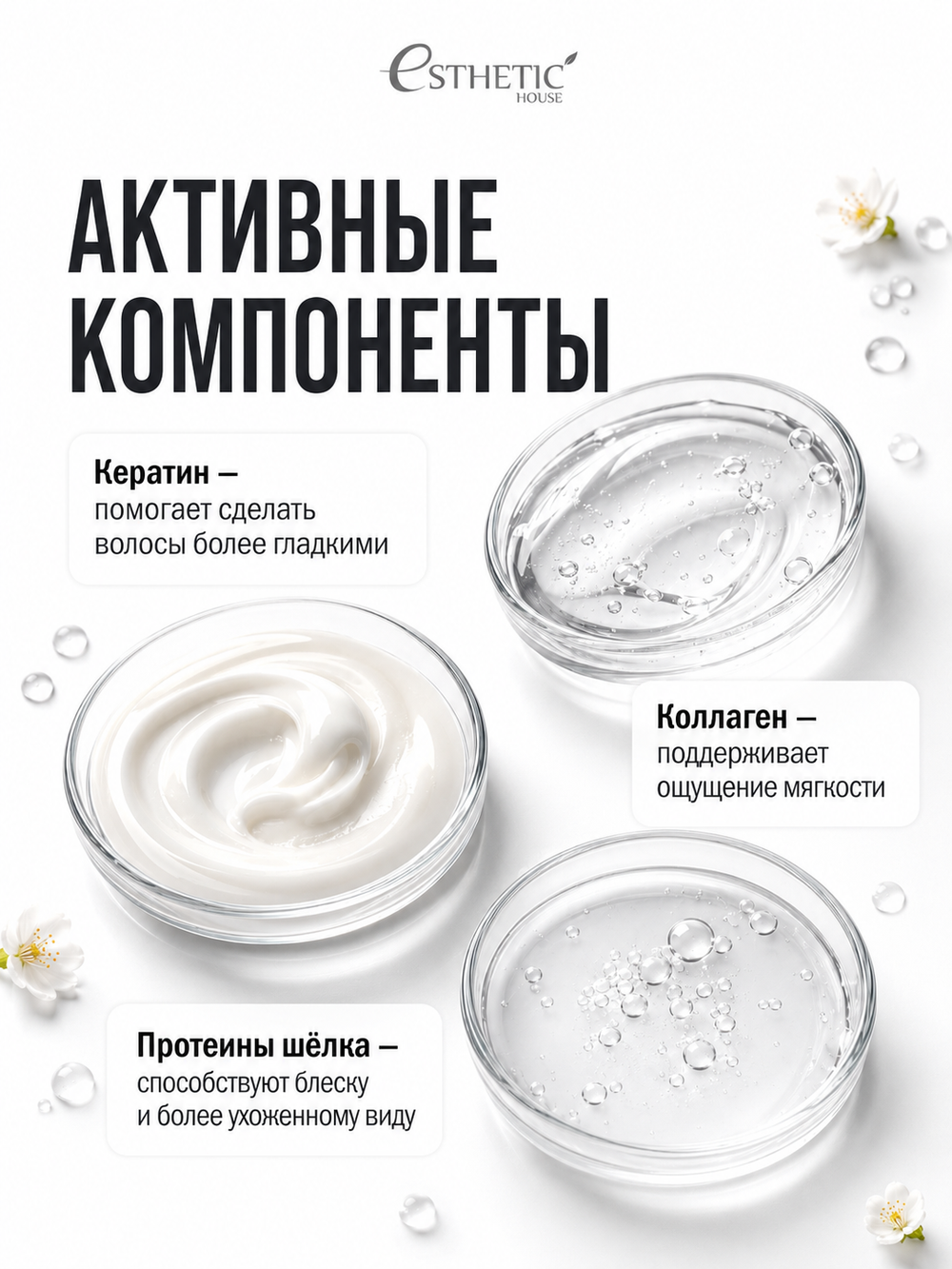 [ESTHETIC HOUSE] Кондиционер для волос ВОССТАНОВЛЕНИЕ CP-1 3Seconds Hair Fill-Up Conditioner, 500мл