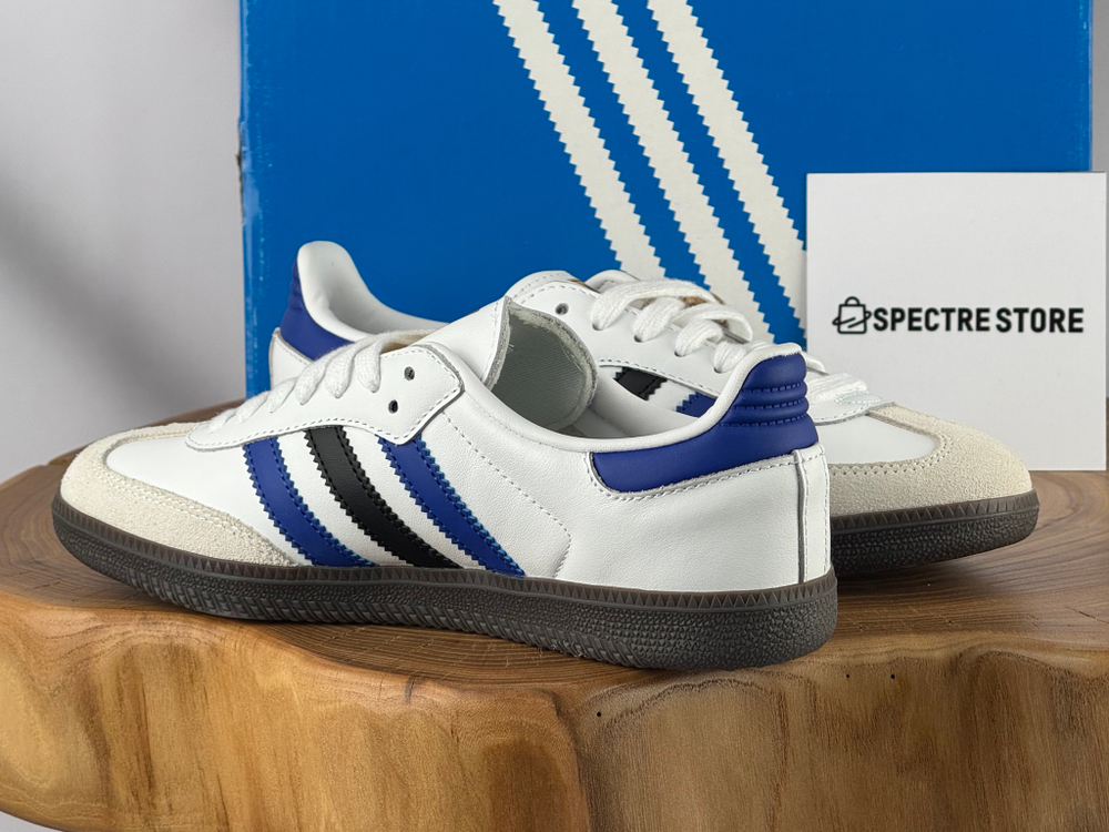 Samba White Active Blue