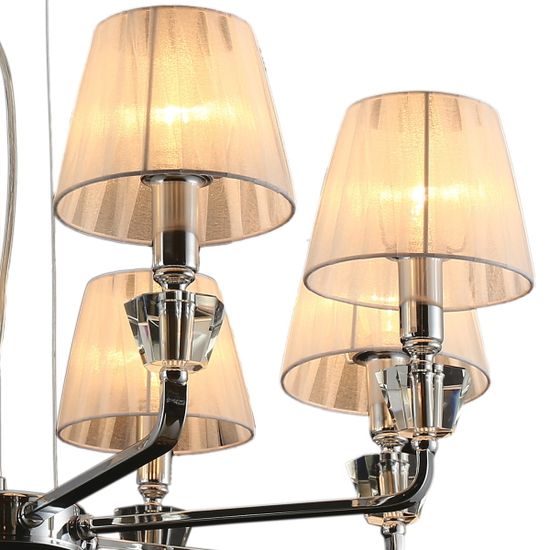 Люстра потолочная ILLUMICO E14  IL5274-8N-27 CR