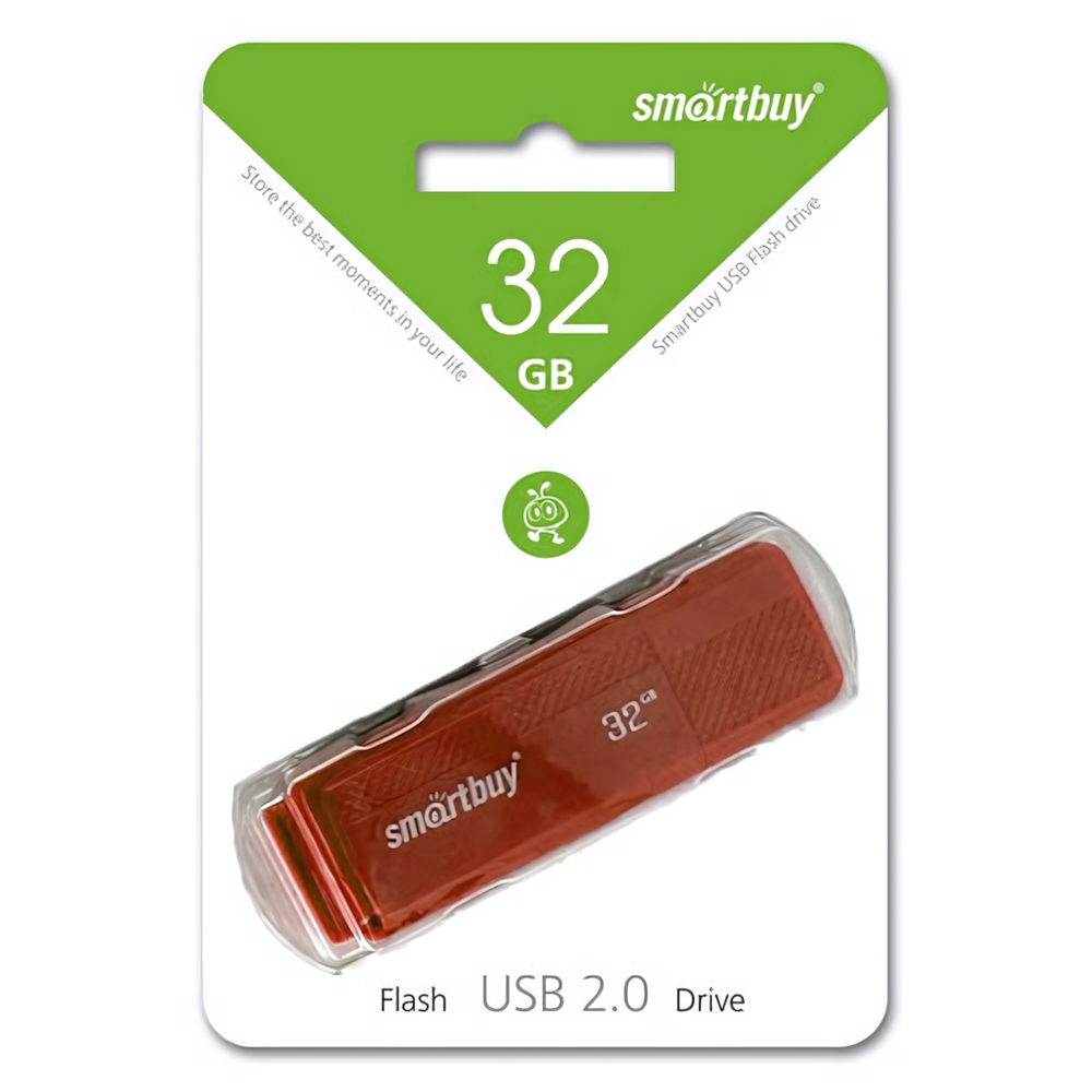 Флеш-накопитель 32 Gb Smartbuy Dock Red