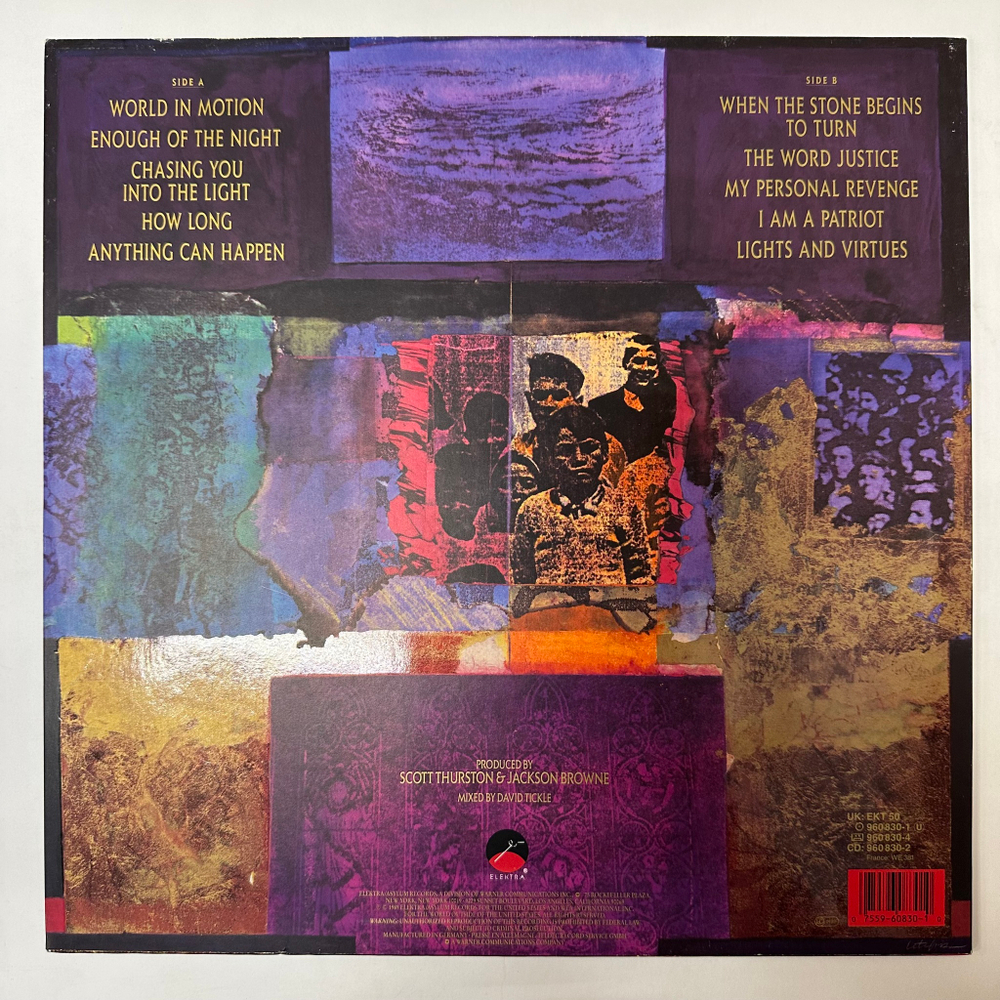 Jackson Browne - World In Motion (Европа 1989г.)