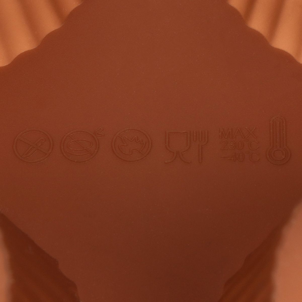 Форма для выпечки силикон, 17.5х25.5 см, прямоуг, 6 кексов, шок, Daniks, Savory, Y4-4965