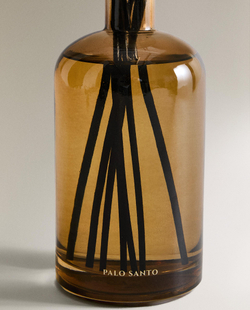 Zara Home Аромадиффузор Palo Santo 500 мл, тростниковые палочки микадо, аромат восточный древесный, Коричневый