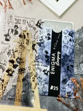 Пластина для стемпинга Enigmanic Stamping №025