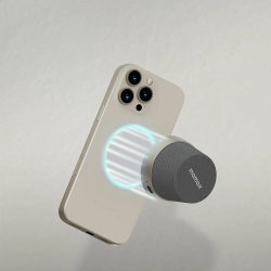 Беспроводная колонка с Magsefe Momax 1-Vibe Go Magnetic Wireless Speaker - Титан