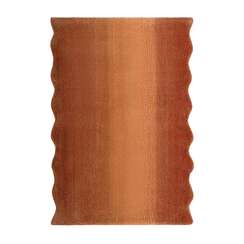 Ковер из шерсти over horizon терракотового цвета из коллекции trendy ruffles, 60х90 см