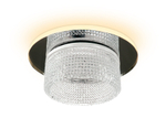 Встраиваемый точечный светильник TN350 CH/CL хром/прозрачный GU5.3+3W (LED WHITE) D95*45