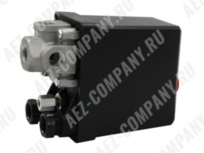 Автоматика компрессора с рег. давления (380-В, 1-вх:1/4", 3-вых:1/4") [AEZ]