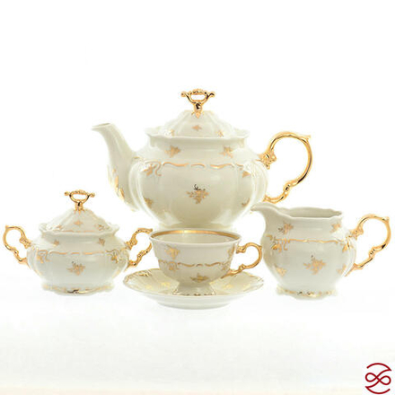 Чайный сервиз Thun Мария Луиза Ivory 6 персон 17 предметов