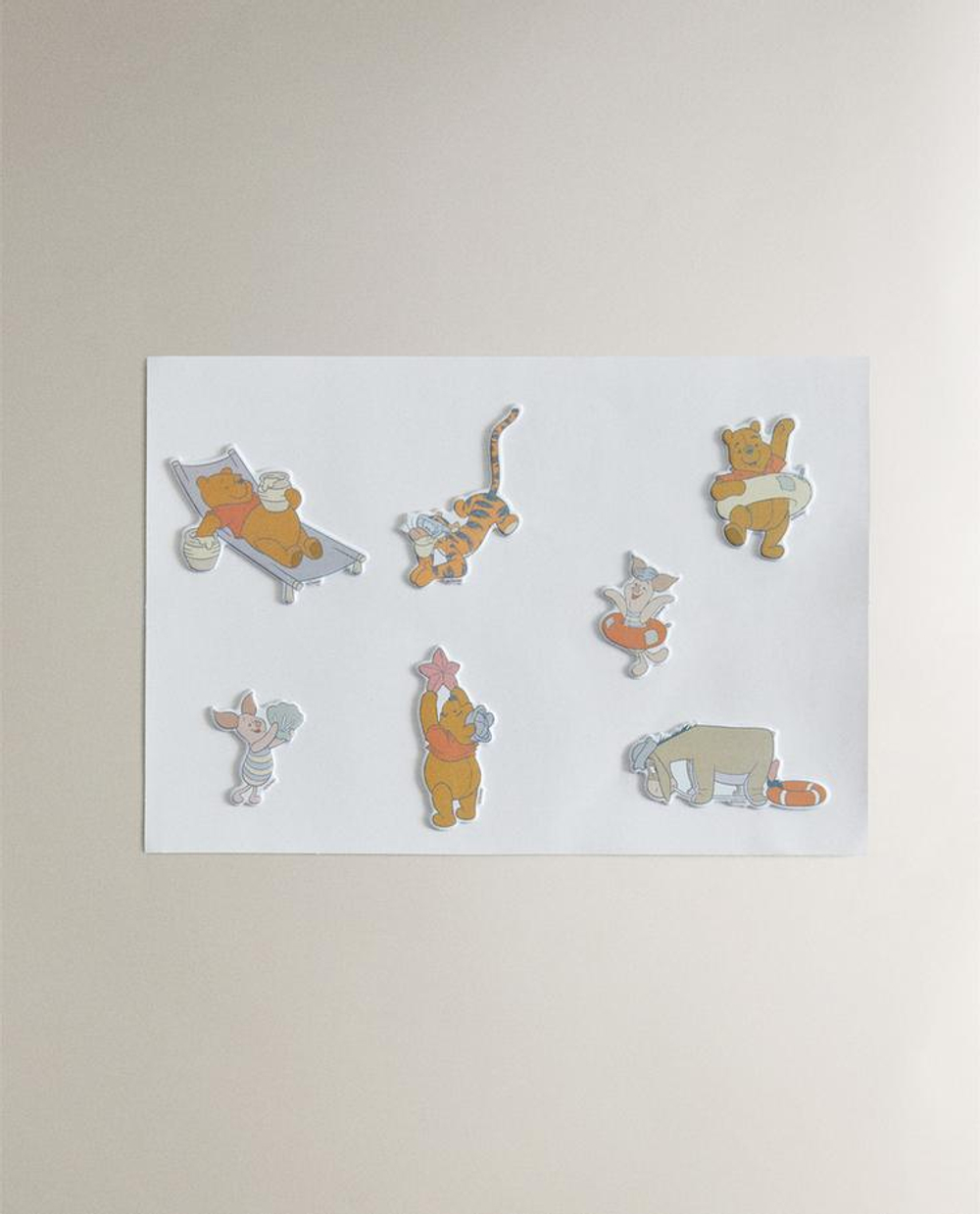 ZARA HOME НАБОР НАКЛЕЕК С РИСУНКОМ ВИННИ ПУХА ДЛЯ ДЕТЕЙ (НАБОР ИЗ 7 ШТУК)