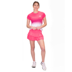 ОДЕЖДА ДЛЯ ТЕННИСА Женская, Юбка BIDI BADU CREW PLEATED SKORT .