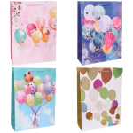Пакет подарочный «Воздушные шарики» 31*42*12 см, микс