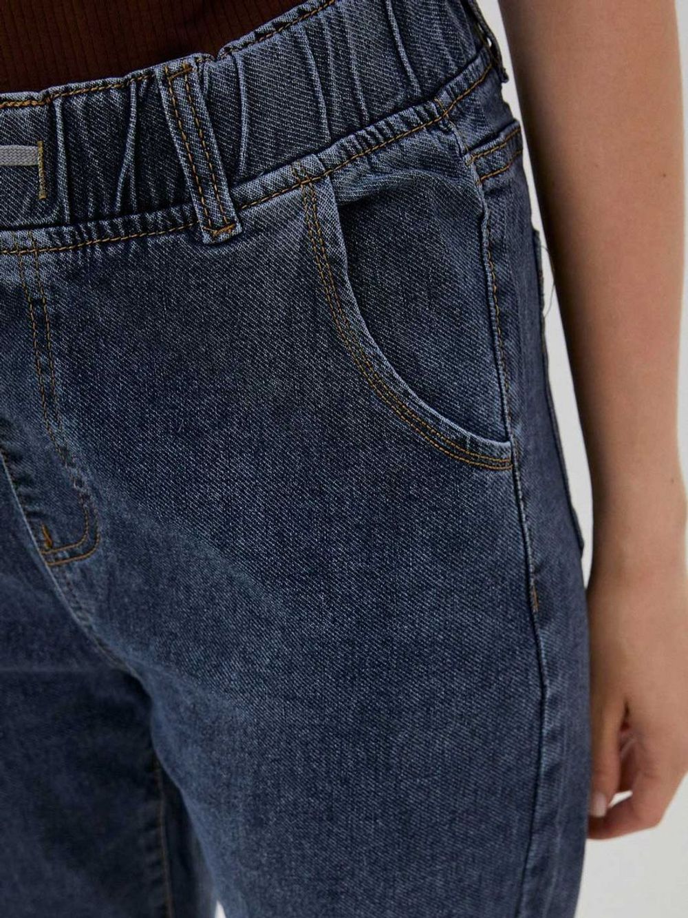 Джинсы на резинке больших размеров