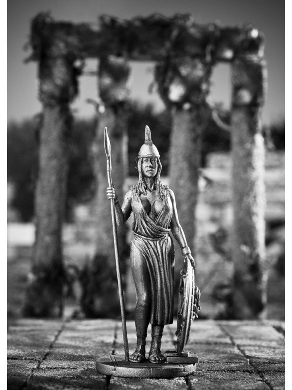 Оловянная фигурка Афина