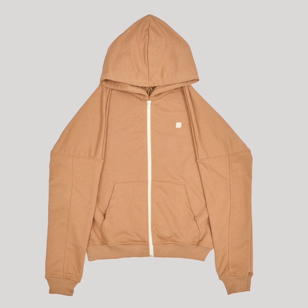 Zip-Up Hoodie LOGO Macchiato