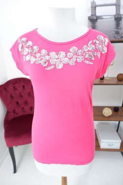 Футболка Ostin с пайетками 44 размер