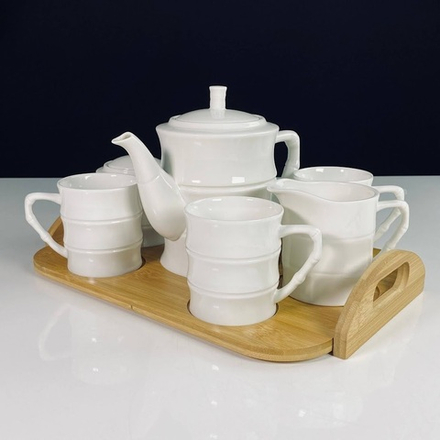 Lenardi 140-149 Чайный набор 8пр. 270мл BAMBOO в под.уп.(х6)Фарфор