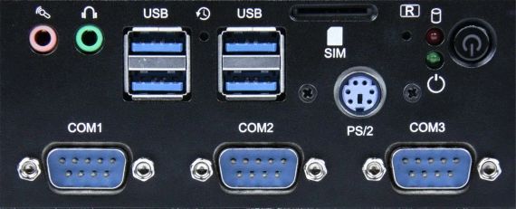 POS-компьютер POScenter BOX PC 1 Pro (J4125, RAM 8Gb, SSD 128Gb, 8*USB, 6*COM, PS/2, 2*LAN, 2*HDMI, Audio in/out) с Windows