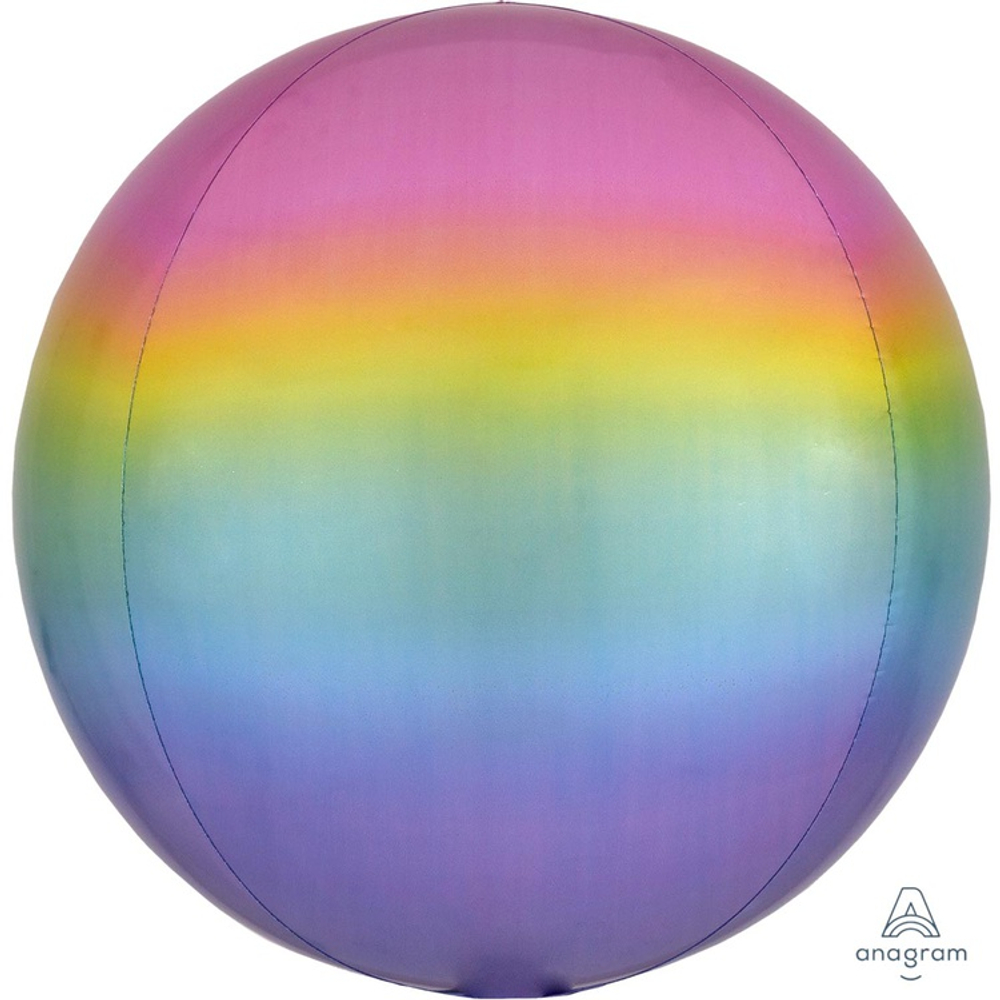Шар фольгированный Сфера 3D 40 см (Ассорти)