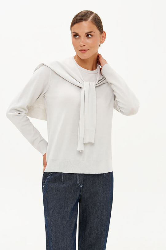 23376 Джемпер женский (светло-серый)