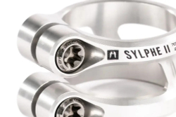 Зажим Ethic sylphe double clamp V2 31.8, Серебряный