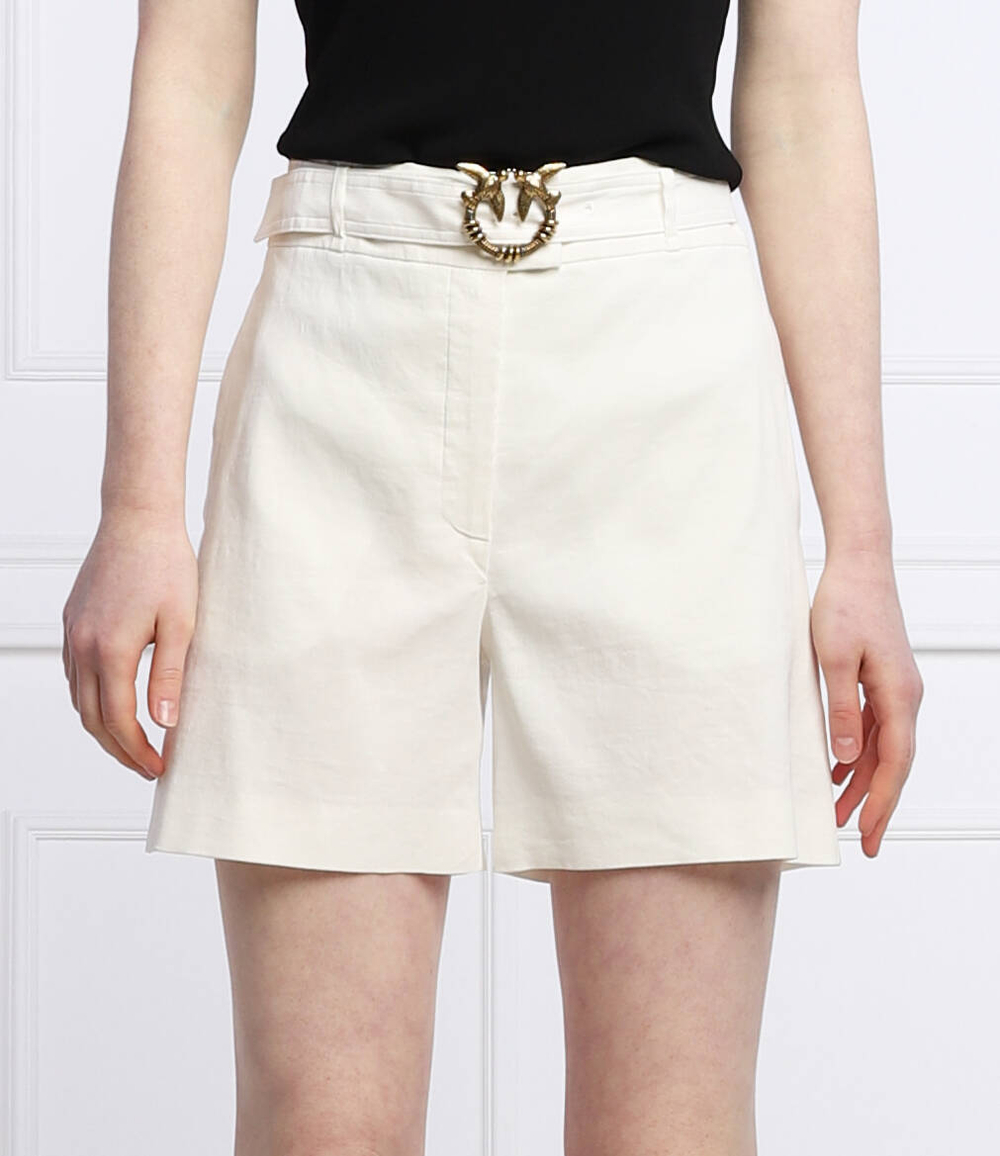 льняное шорты sulmona Pinko - кремовый(1G17CZ 7435)