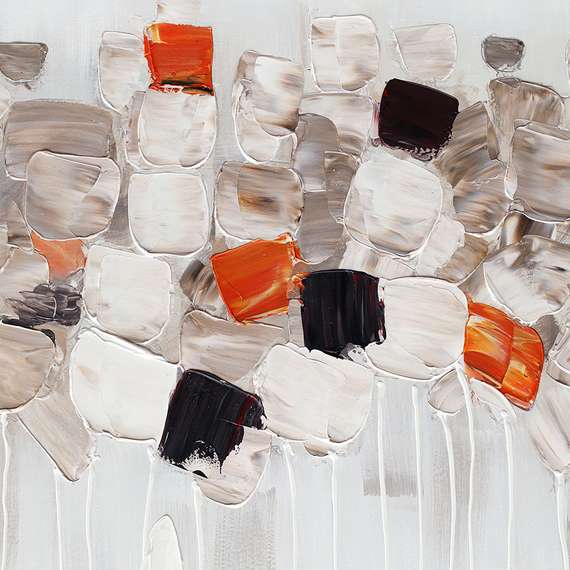 Панно декоративное fleur, 80х140 см, бежевое