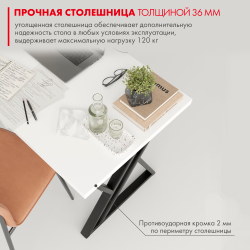 Стол письменный в стиле лофт Гранд