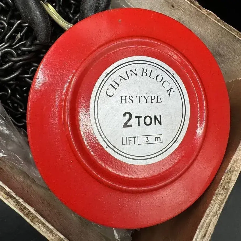 Таль цепная , Лебедка 2 тонны длина цепи 3 метра/ Лебедка механическая подвесная c фиксацией цепи