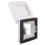 Рамка для монтажа в стену "Avanti", IP55, "Белое облако", 2 модуля