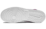 Jordan Air Jordan 1 Mid top Basketball Shoes White Purple Unisex