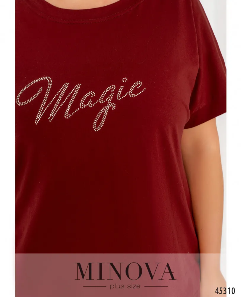Футболка 2274-бордо Minova