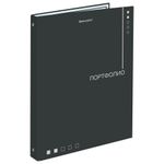 Папка-портфолио универсальная, 4 кольца, 20 файлов, 7БЦ матовая, BRAUBERG "Minimalism", 117553